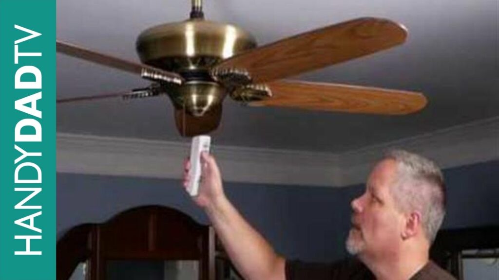 how to install ceiling fan remote